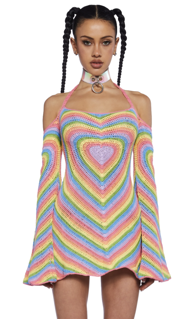 Dolls Kill Crochet Dress